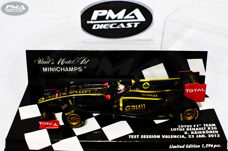 KIMI RAIKKONEN 2012 LOTUS R30 1:43